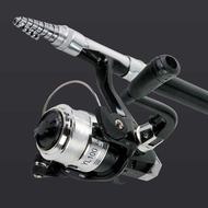 Mini Portable Extreme Pen Fishing Rod Length 1.5M Reel Spinning Small Hoist Saltwater Real Iron Fish