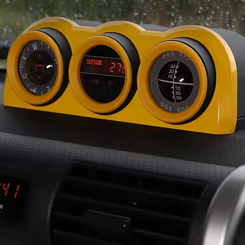 Altimeter Decorative Accessories For Toyota FJ Cruiser Altitude Meter Display Patch FJ Cruiser Therm