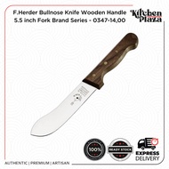 F.Herder Bullnose Knife Wooden Handle 5.5 inch Fork Brand Series - 0347-14,00