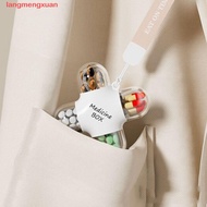 LANGMENGXUAN Weekly Pill Box, Waterproof Portable Travel Pill Case, Organizer Dispenser Case Conveni