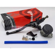 MASTER PUMP BREMBO SMOKE BLACK BREMBO CAP Y15ZR LC135 UNIVERSAL