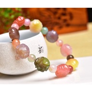 Natural Salt Source Agate Rose Bracelet
