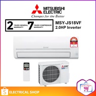 Mitsubishi 2.0HP JS Series MSY-JS18VF R32  Air Conditioner Standard Inverter MSYJS18VF Aircond Penghawa Dingin