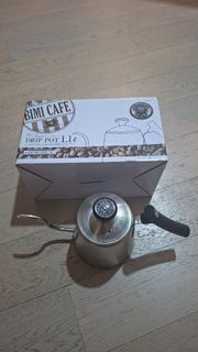 BIMI CAFE 不銹鋼手沖咖啡壺連溫度計 1.1L