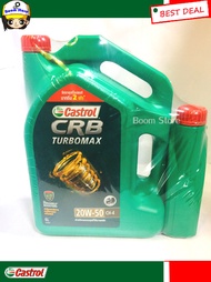 น้ำมันเครื่อง Castrol CRB Turbo คาสตรอล ซีอาร์บี เทอร์โบ 20W-50 ดีเซล บรรทุก 6+1ลิตร ( 7ลิตร )