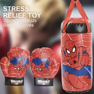 3PCS Toys For Kids Boxing Bags And Boxing Gloves Spiderman Punching Bag Play Set