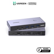 UGREEN HDMI VER2.1 KVM SWITCH 8K@60HZ 2 IN 1 OUT