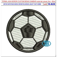 FC-70 PATCH EMBROIDERY BALL FOOTBALL/CLUB ACCESSORIES