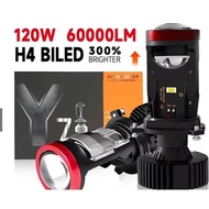 2PC Projector Headlight H4 Led Headlight for Car Projector Light Mini Projector Headlight H4 90W