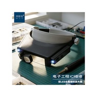 6 Times 8 Times 1.5 Times Head-Wear Magnifying Glass led Light Source Reading Manual Magnifying Glas