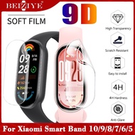 2pcs/Pack For Xiaomi Smart Band 10 Screen Protector Film For Xiaomi Mi Band 9 Screen Protector Film 