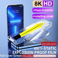 8K HD Tempered Glass For iPhone 11 12 13 14 15 Pro Max 14 15 Plus XR X XS Max ixr ix ixs i15 i14 i13