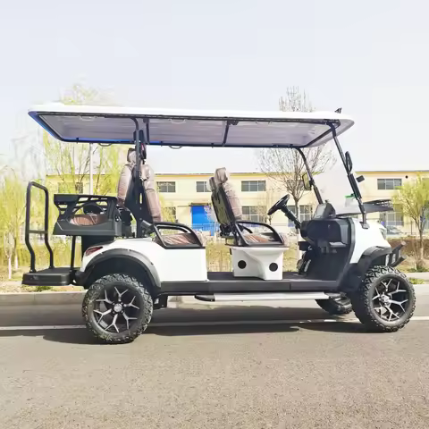Electric Cart 4 Seat Double Wishbone Independent Suspension Hunting Buggy Golf Cart Electric Assembl
