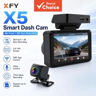 X5 4k Dash Cam 2k Rear 140° Wide Angle Adas Parking Camera