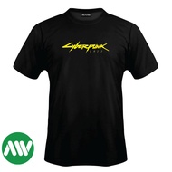 Tshirt Lelaki Cyberpunk 2077 PS5 PS4 100% Cotton