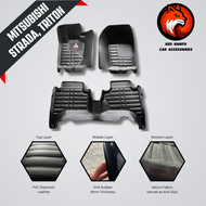Red Rontu car accessories: 2005-2025 Mitsubishi Strada / Triton Deep Dish Mitsubishi Car Accessories