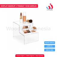 Acrylic Makeup Display Acrylic 2-tier and 3-tier flat Acrylic gift make-up display