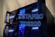 Power Ampli Amplifier Zetapro Td2200 Td2200 Class Td Kualitas Bagus