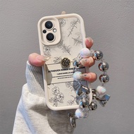 Anti-drop Phone Case Retro Rose Silicone Leather Case Phone Case Suitable for OPPO A96 5G/Reno 7Z 5G