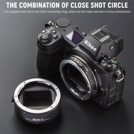 Viltrox DG-Z Auto Focus AF Macro Extension Tube Lens Adapter Aperture Adjust for Nikon Z mount Camer