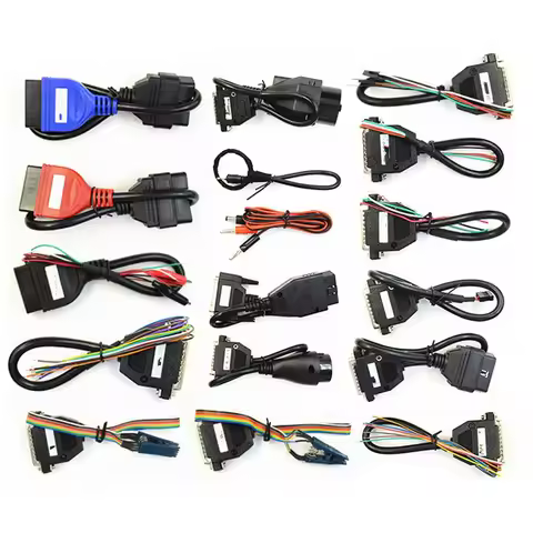 CARPROG V13.77 V8.21 Full Set 21 Adapter Auto ECU Chip TuningTool Reset IMMO Repair Tool With Keygen