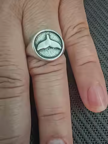 Shark Whale Tail Ring
