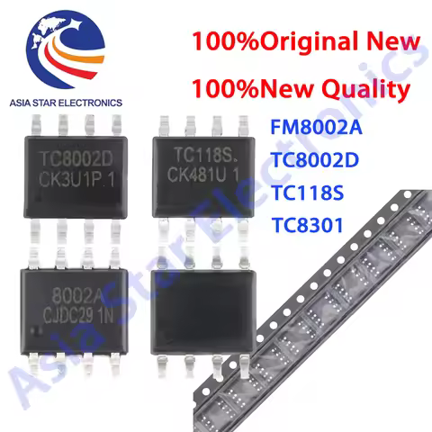 50pcs/10pc/20pcs TC8002D TC118S TC8301 FM8002A SOP-8 TC8002 8002D TC118 TC8301 FM8002 SOP8 SMD Audio