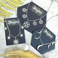 Alienated Shop | Star Moon Sun Gorhic Grunge Necklace Chain