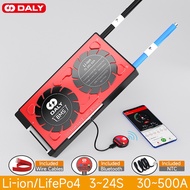 DALY Smart BMS BT RS485 CAN Battery Management System 18650 battery Li-ion LiFePO4 7s 8s 24V 30A 40A