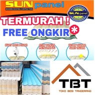 SUNPANEL Atap UPVC 12mm - PVC Kanopi Adem Murah Free Ongkir Garansi