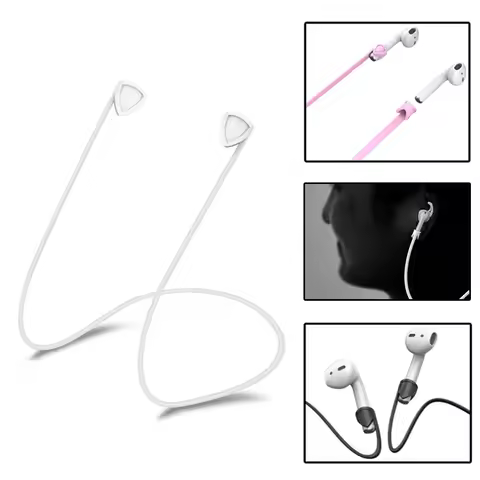 Silicone Earphone Strap for Huawei Freebuds 4 TWS Headset Anti-Lost Cable Cord String Rope for Huawe