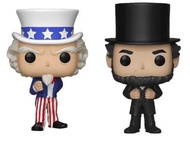America President Abraham Lincoln Uncle Sam Figure Collection Vinyl Doll Model Toys