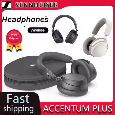 Original Sennheiser ACCENTUM Plus Wireless Bluetooth Headphones Quick-Charge Feature 50-Hr Battery P