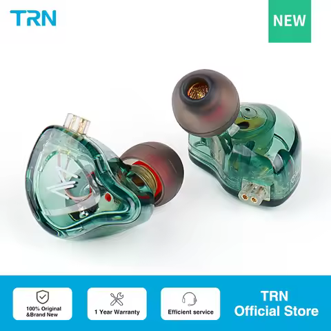 TRN MT1 In Ear Earphone Dynamic DJ Monitor IEM Earbud HIFI Sport Noise Cancelling Headsets TRN ST5 K