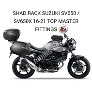 SHAD RACK SUZUKI SV650 / SV650X 16-25 TOP MASTER FITTINGS AND SIDE RACK