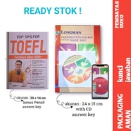 PAKET LONGMAN TOEFL DAN TOP TIPS FOR TOEFL TEMBUS SKOR 600+ORIGINAL