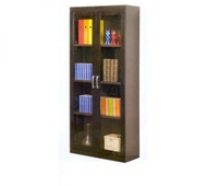 RUBBER WOOD VENEER BOOK CABINET