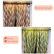 Broomley Design Wave Curtain for Window 72 inches lenght 60 inches width
