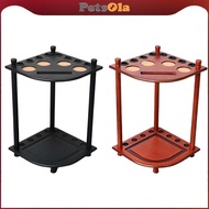 [PETSOLA] Pool Cue Rack for Cues and Balls Holds 8 Sticks & Full Ball Set Free Standing
