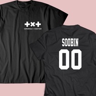 KAOS BAJU TXT YEONJUN SOOBIN BEOMGYU HUENINGKAI KANG TAE HYUN KAOS KPOP KATUN COTTON COMBED 30S