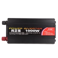 1000W Pure Sine Wave Inverter Power Solar Car Inverters With LED Display DC 12V 24V To AC 220V Voltage Converter New