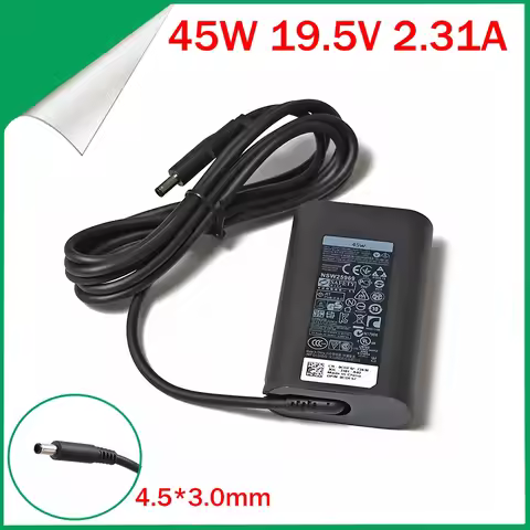 New 45W AC Charger for Dell Inspiron P25T P58F P51F P28E P69G P57G P66F P75F P47F Laptop Power Suppl