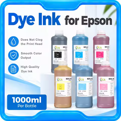 1000ml D700 Refill Dye Ink for Epson D700 FUJI DX100 Printer BK C M Y LC LM color High quality dye i