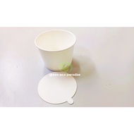 3.5oz Ice Cream Cup with Paper Lid 100 pieces | 100ml Paper Cup