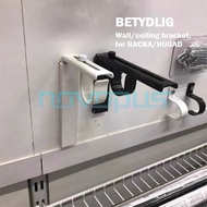 NOVO L-Shape Wall Bracket / Ceiling Bracket with Rod Holder for RACKA/HUGAD Curtain Rod / Pendakap R