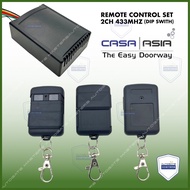 CASA ASIA AUTOGATE REMOTE CONTROL 433MHz ( RECEIVER / REMOTE CONTROL ) BLACK