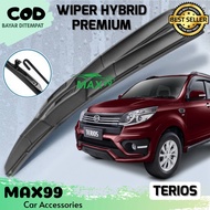 WIPER HYBRID TERIOS / WIPER HYBRID PREMIUM TERIOS / WIPER KACA HYBRID DAIHATSU TERIOS / 1 PASANG - M
