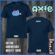 ℡ ♚ ◳ AXIE INFINITY Axie Cute Blue Aqua Monster Shirt Trending Design Excellent Quality T-Shirt (AX