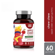 Chew Chew Apple Cider Vinegar Adult Gummies 60s |  Effective Slimming Fat Burner Weight Loss Supplem