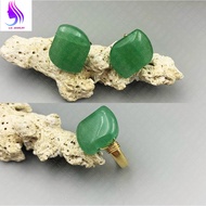 US 10K GOLD HIGHT QUALITY AUTHENTIC JADE JEWELRY SET (RING WITH EARRING)men's original automatic wat